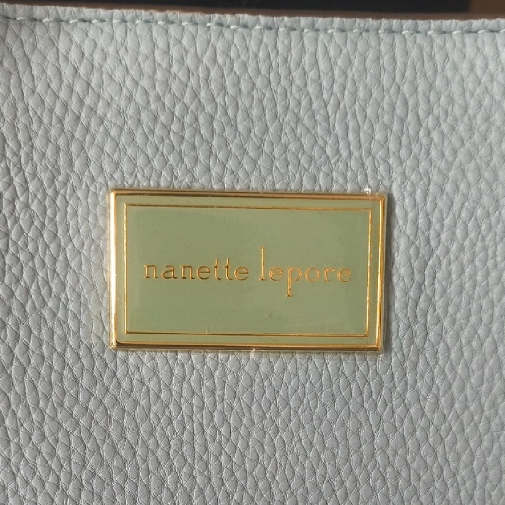 Nanette Lepore Kassandra Triple Section Shoulder Bag Ice Blue - Picture 2 of 15